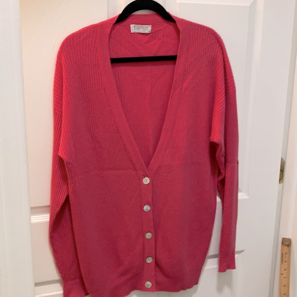 100% Cashmere Cardigan Sweater